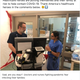 a Facebook ad from Doctor Patient Unity, a group funded by physician staffing companies that says "Healthcare heroes are putting themselves and their family at risk to help contain COVID-19. Thank America's healthcare heroes in the comments below."